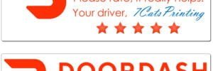 doordash thank you stickers