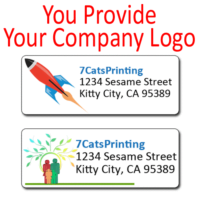 company logo address labels