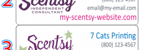 custom printed scentsy labels