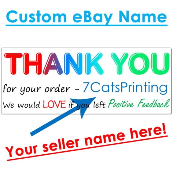 thank you stickers for ebay sellers