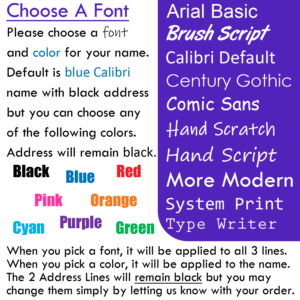 font samples
