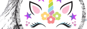 unicorn face labels